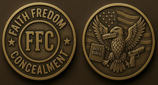 Faith Freedom Concealment Challenge Coin #2